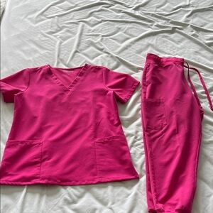 Pink Scrub Set